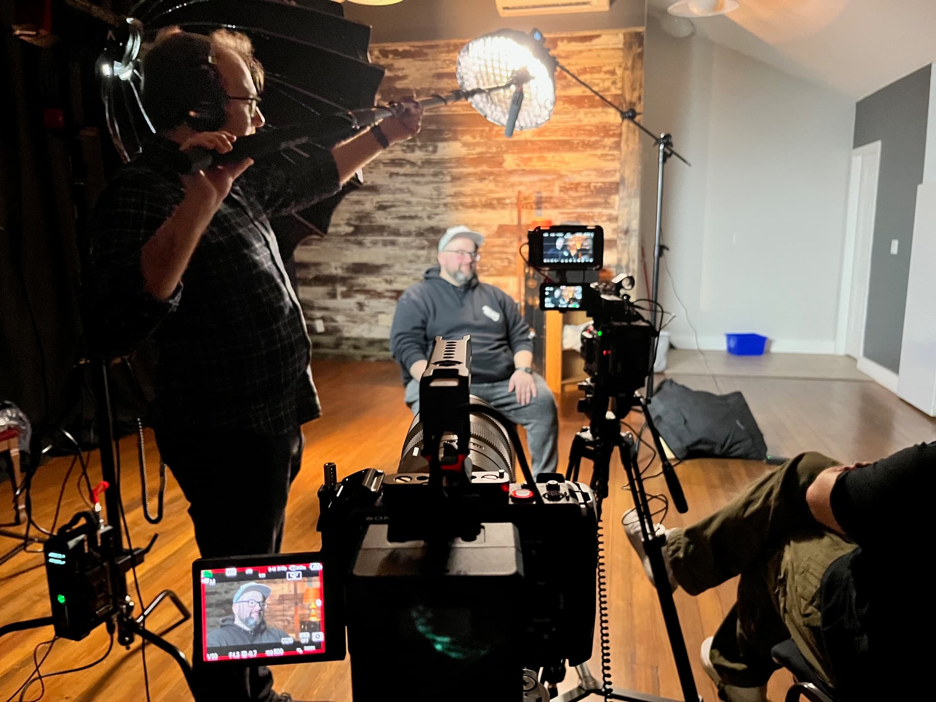 Creative team at work